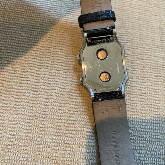 Philip Stein Teslar Diamond Signature Watch comes with metal band as well - Picture 5 of 11
